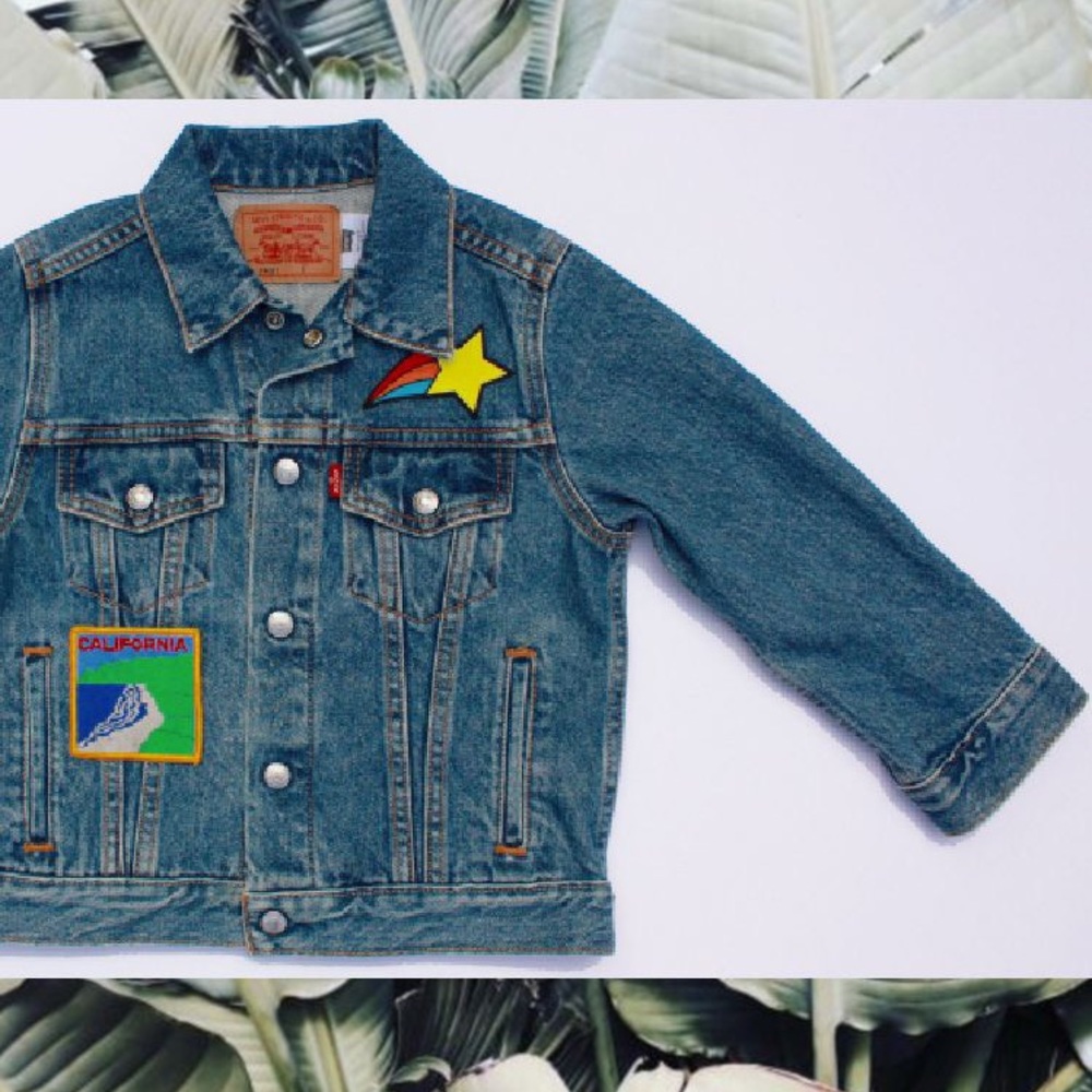 Kids Vintage Levis Denim Jacket w/ Patches